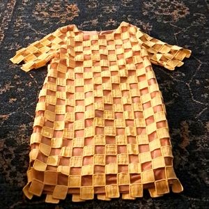 GRACIA MINI DRESS YELLOW SIZE MEDIUM